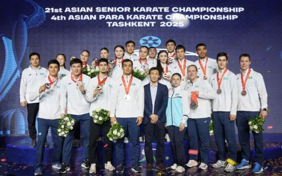 Спорт Министрі | Каратэ: Қазақстан құрамасы Азия чемпионатында алғаш рет жалпы есепте жеңіске жетті