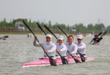 Спорт Министрі | Қазақстан әйелдер құрамасы Азия чемпионатында байдаркамен есу бойынша алтын жеңіп алды