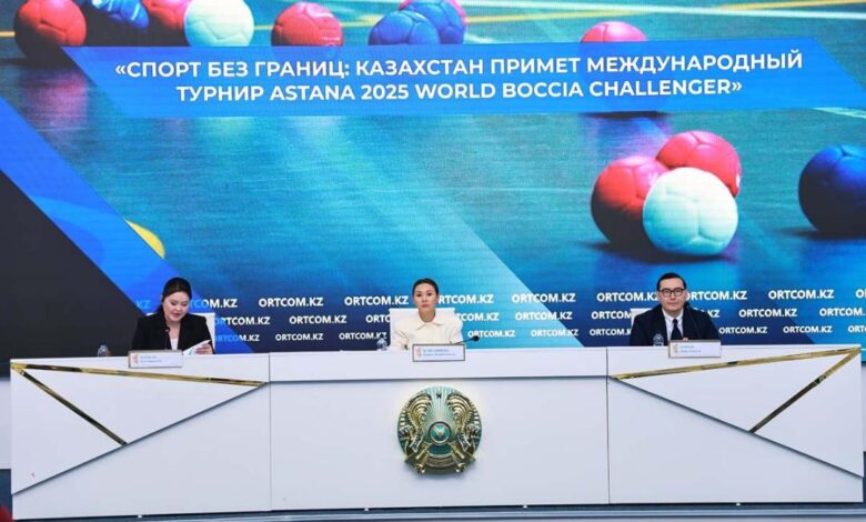 Спорт Министрі | Әлемнің 14 мемлекетінің спортшылары елордада өтетін халықаралық бочча турниріне қатысатынын растады Спорт Министрі | Әлемнің 14 мемлекетінің спортшылары елордада өтетін халықаралық бочча турниріне қатысатынын растады