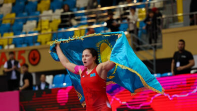 Спорт Министрі | Астанада Қазақстан кубогы аясында еркін күрестен жарыстар өз мәресіне жетті