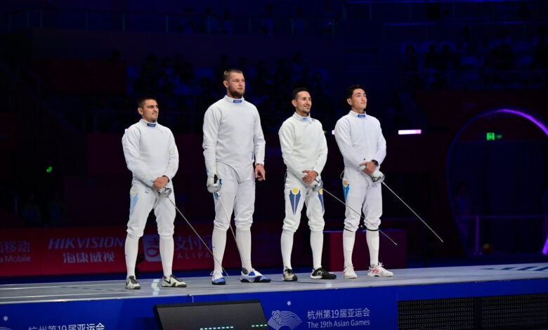 Спорт Министрі | Қазақстандық семсерлесушілер Азия чемпионатының финалына шықты