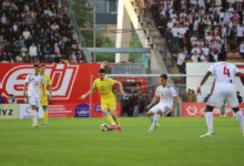 Спорт Министрі | ҚПЛ: Дастан Сәтпаев маусымдағы сегізінші голын соғып, «Қайратқа» жеңіс сыйлады