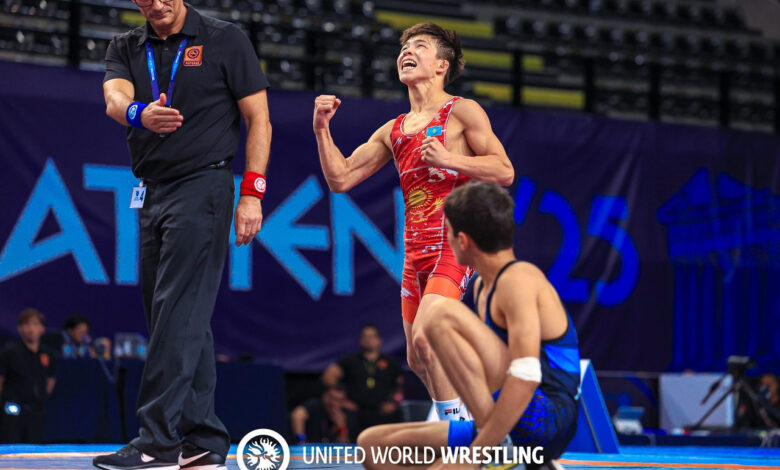 Спорт Министрі | Жаңажол Қуанышбек грек-рим күресінен жасөспірімдер арасындағы әлем чемпионатының жеңімпазы атанды Спорт Министрі | Жаңажол Қуанышбек грек-рим күресінен жасөспірімдер арасындағы әлем чемпионатының жеңімпазы атанды