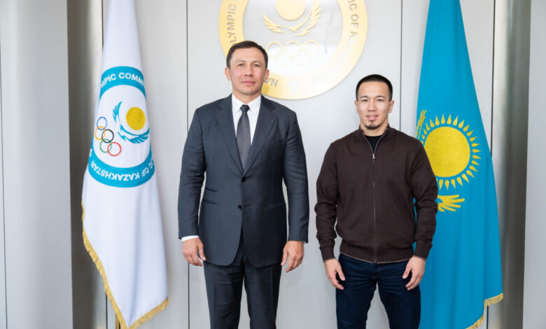 Спорт Министрі | Геннадий Головкин әлем чемпионы Айдос Сұлтанғалимен кездесті Спорт Министрі | Геннадий Головкин әлем чемпионы Айдос Сұлтанғалимен кездесті
